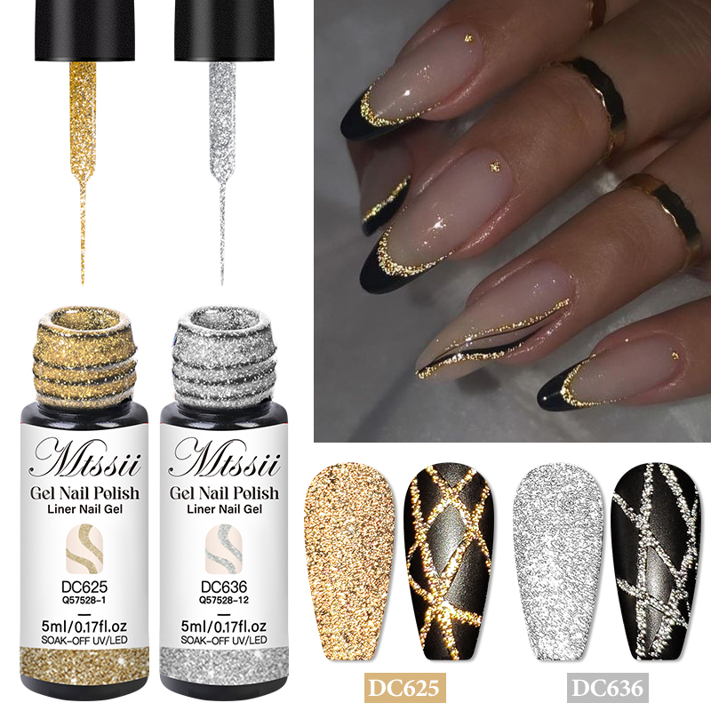Resin Glitter Pack - 2/4/6 stücke Reflektierende Glitter Liner Gel