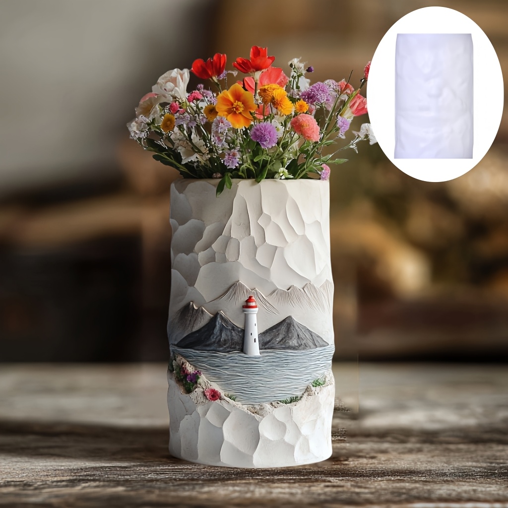 Meer Leuchtturm Relief Blume P – Resin Ocean Wave Mold Bewertung und Preis