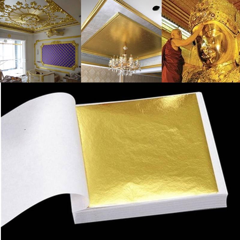100 Stück Blatt reine 24 Karat – Gold Foil Flakes Bewertung und Preis