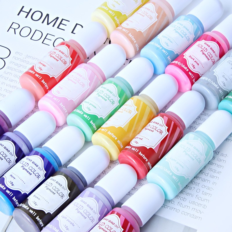 Großhandel 18 lebendige Flüssi – Resin Pigment Set Bewertung und Preis