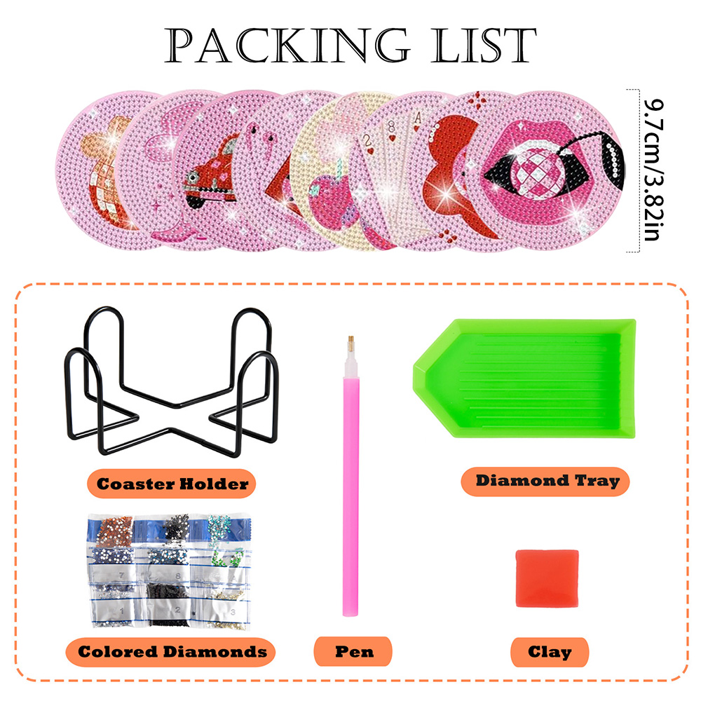 8-teiliges Set Diamant-Mal-Unt – Resin Craft Kit Bewertung und Preis