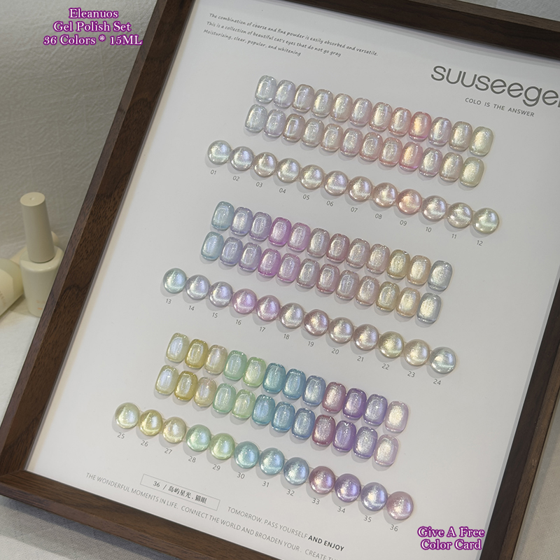 36 Farben Cat Eye Gel Nagellac – Resin Glitter Pack Bewertung und Preis